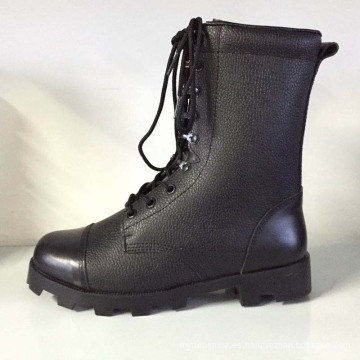 Venta caliente PU / cuero de la moda de seguridad industrial de trabajo de botas largas